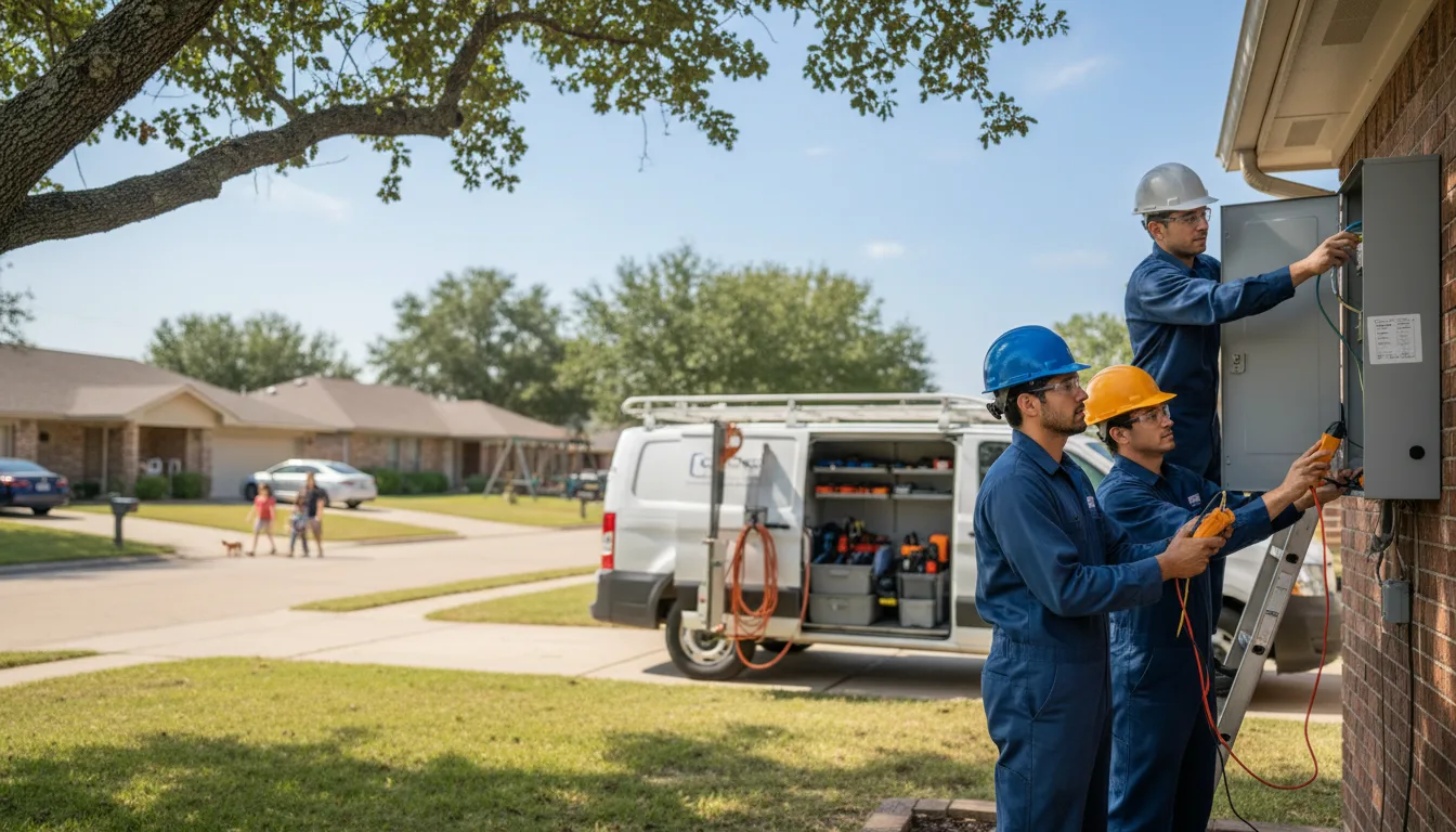 Certified electrician providing emergency electrical services in Valentines, VA